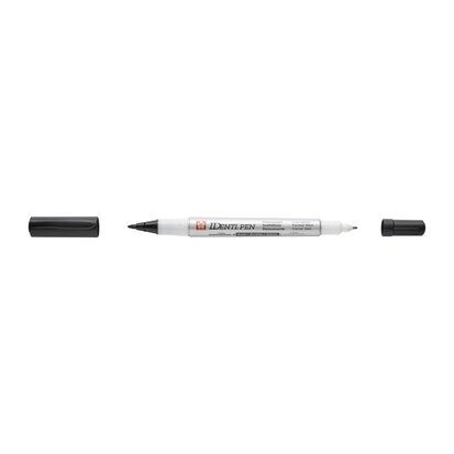 SAKURA IDENTI PEN DUAL POINT watervaste stift met een 1mm punt fijne 0,4mm punt.